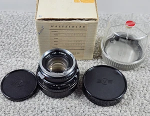 Hasselblad Carl Zeiss Planar 1:3.5 100mm Macro Lens w Hoods in Case & Box CLEAN - Picture 1 of 7
