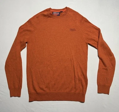 Superdry Orange Label Co Suéter Cuello Redondo Mediano Naranja Óxido Algodón Pullover Foto 1 de 4