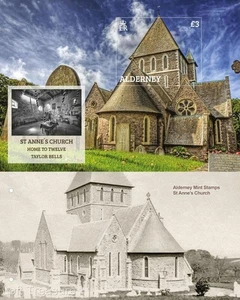 Alderney Stamps: "St. Annes Church - 170 Years Old" £3 MS Presentation Pack 2020 - Picture 1 of 6