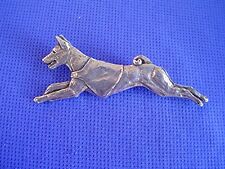 Basenji Pin Flat Out #40Da Hound Pewter Sighthound dog jewelry b Cindy A. Conter