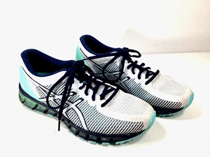 ASICS GEL QUANTUM 360 Women’s Running Athletic Shoe Sneaker Size 8 White Blue - Picture 1 of 11