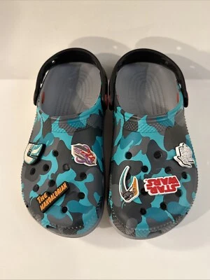 Zapatos Star Wars Crocs Verde Camuflaje Mandalorianos Parques Disney Adulto M5 W7 Foto 1 de 4