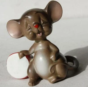 Josef Originals Figurine Bongo Drum Mouse Eyes Closed Village Series Ceramic --- - Picture 1 of 1