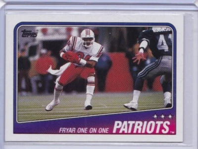 1988 Topps Football #175 new england patriots irving fryar ID10 - Image 1 of 2