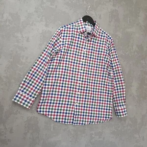 Charles Tyrwhitt Dress Shirt Men’s 16.5 Multicolor Checkered Slim Fit Button-Up - Picture 1 of 7