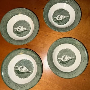 Colonial Homestead by Royal Set Of 4 Small 5 1/2”Bowls Cottage Cheese Fruit - Picture 1 of 5