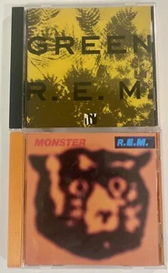 R.E.M. 2 CD Lot! Green and Monster “Orange Crush” “Stand” “Pop Song 89” - Picture 1 of 4