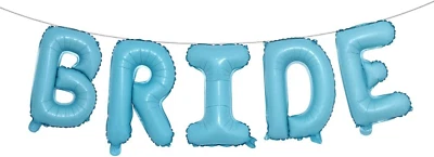Globo de papel aluminio con letras de novia multicolor de 16 pulgadas boda novia ducha compromiso él Foto 1 de 3