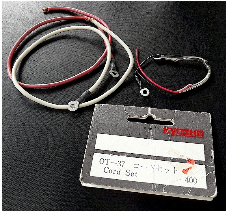 Vintage RC Car Buggy Kyosho Optima Mid Cord Set OT-37 Old Stock New  - Image 1 of 1