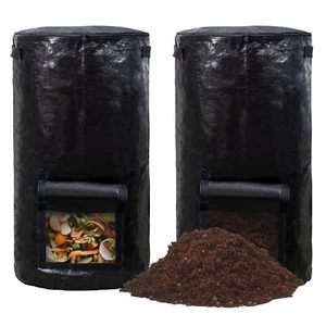 Compost Bins Outdoor, Composting Bin for Outside Garden, Reusable Garden Yard... - Picture 1 of 7