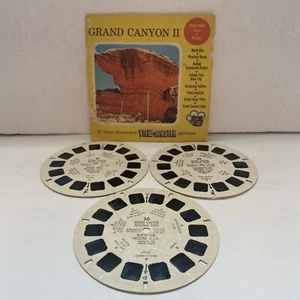 VIEW-MASTER vintage SET of 3 REELS Grand Canyon II SAWYERS Packet 1948 - Picture 1 of 3