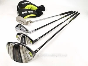 TOP FLITE Junior 4 pc set Driver, Hybrid, Putter, and Iron 7 LH - Picture 1 of 6