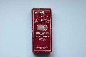 J&P Mäntel kochenschnell mercerisierter Faden Vollbox 12 Holzspulen 61-A Waldgrün - Bild 1 von 7