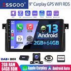 DAB+ Android 13 Carplay Autoradio 64G GPS WIFI BT Kamera Für BMW 3er E46 318 320
