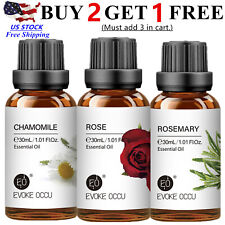 Essential Oils 30ml (1 oz) Pure Natural Diffuser Aromatherapy Therapeutic Oils