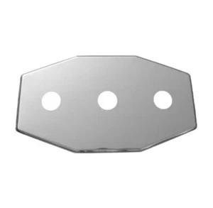 LASCO 03-1654 Smitty Plate Three Hole Used to Cover Shower Wall Tile 8-Inch C... - Picture 1 of 1