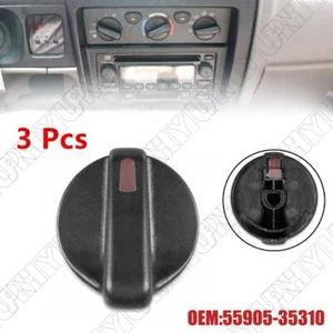 3 Pcs Car Truck A/C Heater Control Knob For 1995-2004 Toyota Tacoma 55905-35310 - Picture 1 of 10
