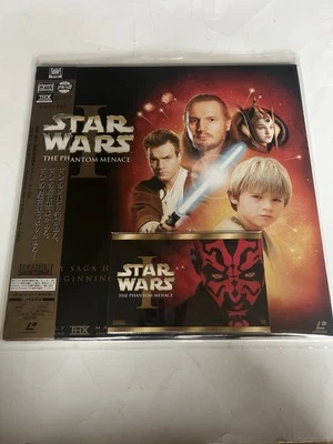 SEALED Star Wars The Phantom Menace Laserdisc Japan PILF-2830 + Lobby Cards - Image 1 of 4