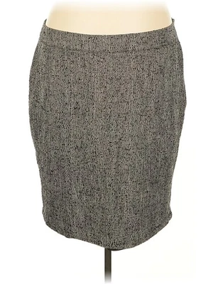 Falda formal gris 22 Plus Lane Bryant para mujer Foto 1 de 2