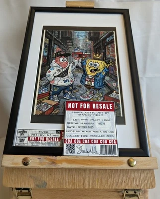 Hype Valley Kings - Stanley Millz - Billetes de dólar reales de Estados Unidos - Artista de medios mixtos 1/1 Foto 1 de 3