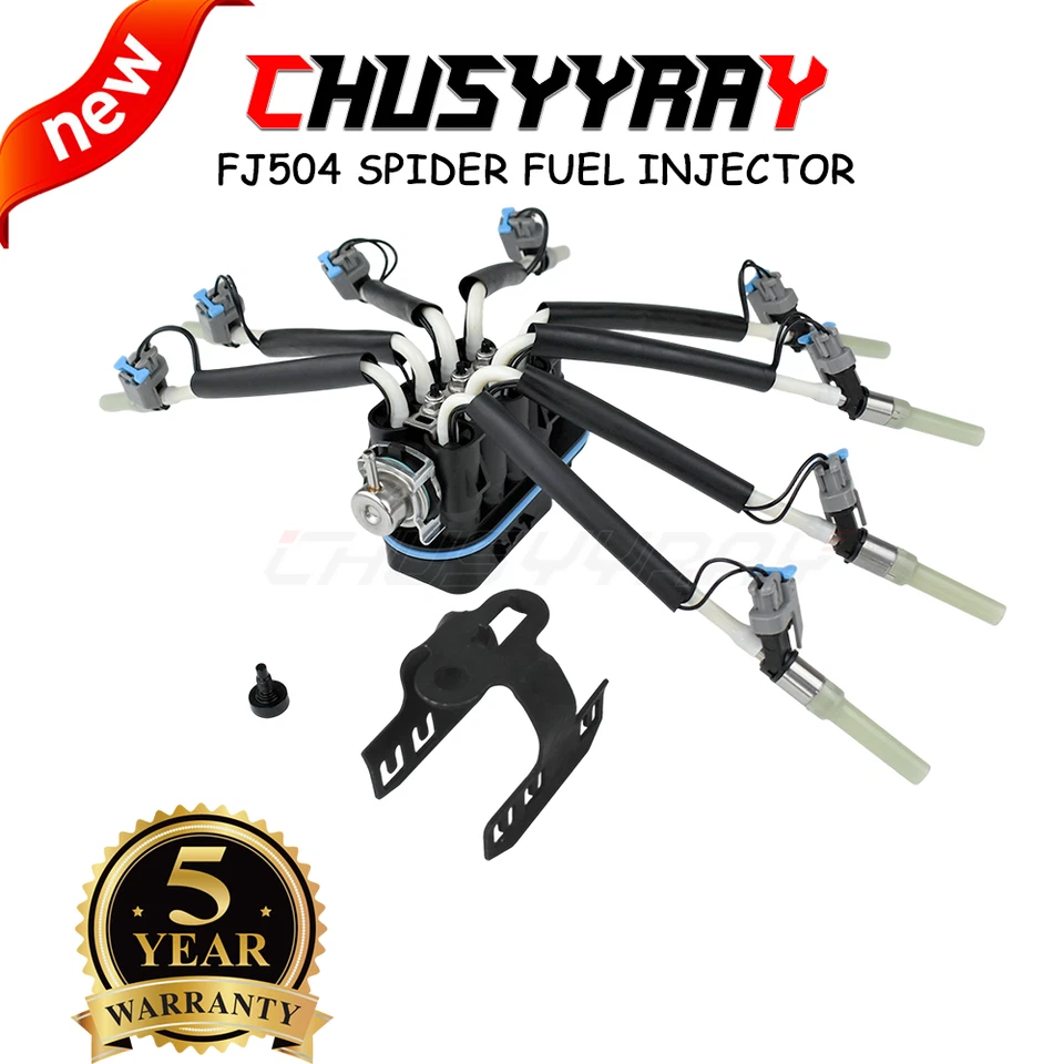 1x Nuevo Inyector de Combustible Spider Actualización Para 1996-1999 GMC K1500 Suburban V8 5.7L Foto 1 de 4