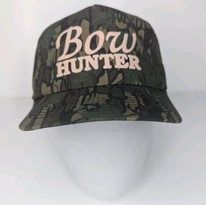 Vintage Trebark Camo Trucker Hat Cap SnapBack 80s 90s USA Bow Hunter Hunting Tee - Picture 1 of 6
