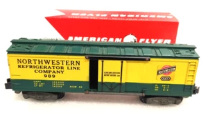 AMERICAN FLYER S GAUGE - 989 NORTHWESTERN REFRIGERATOR CAR w BOX READY-TO-RUN EX - Picture 1 of 6