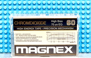 CINTA CASETE MAGNEX CROMODIÓXIDO 60 TIPO II EN BLANCO (1) (SELLADA) - Imagen 1 de 3