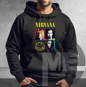 NIRVANA Sudadera con Capucha Camisa Kurt Cobain Banda Fan Regalo - Imagen 1 de 4