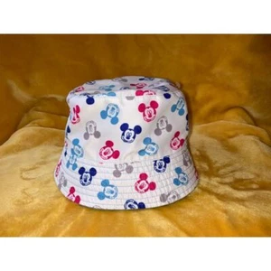 Disney Mickey Mouse Bucket Hat Kids Summer Beach Sun Protection Pattern - Bild 1 von 4
