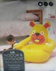 Indoor Outdoor Bear Inflatable Chair Fun Character Design Bedroom Camping Garden