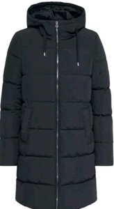 ONLY Women's Onldolly Long Puffer Coat Cc OTW Black - Picture 1 of 8