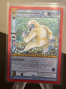 MetaZoo 2020 Abominable Snowman Holo 3/5 2nd Edition Christmas Promo w Toploader - Picture 1 of 2