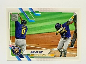 2021 Topps Series 1 Baseball Base #7 Dab On Them Brewers   - Picture 1 of 1