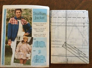 SEWING STEP-BY-STEP: Unused, Uncut Pattern; Stadium Jacket (sizes 4-22) - Picture 1 of 2