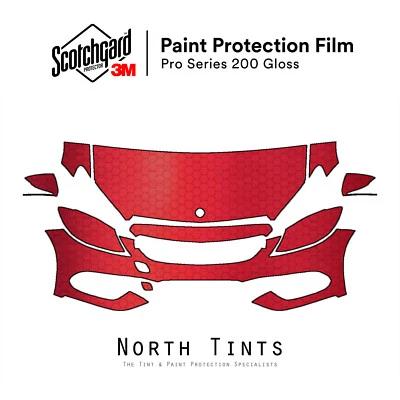 Mercedes Benz Clase C Sport 2015-2018 Serie 3M PRO Sujetador Transparente Protección PPF Kit Foto 1 de 4