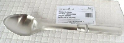 Pampered Chef STAINLESS STEEL Spoon - No-Roll Handle - Made to Last a Lifetime! - Image 1 of 3