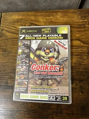HOLIDAY 2004 ORIGINAL XBOX MAGAZINE DEMO DISC 39 CONKER LIVE & RELOADED + 6 MORE - Image 1 of 3