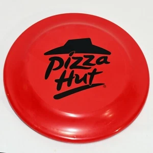 Vintage Red Pizza Hut Frisbee Black Roof And Black Letters 9.5" Toy Disc 0721!!! - Picture 1 of 3