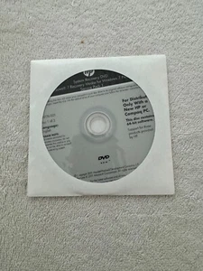 HP System Recovery DVD Win 7 Recovery Media - PRODUCT KEY NOT INCLUDED!!! - Picture 1 of 1