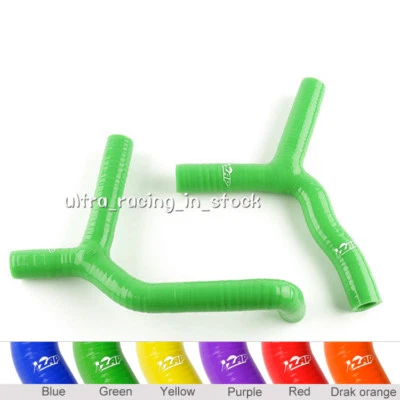 Mangueras de refrigerante de radiador de silicona verde KTM 85SX 85 SX 03-08 2004 2005 2006 2007 Foto 1 de 2