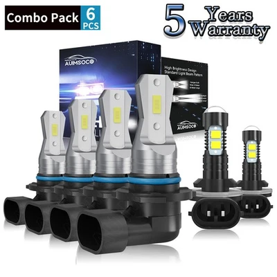 Para Chevrolet K2500 1999-2000 2/4 puertas 6x bombillas LED blanco frío brillante Foto 1 de 4