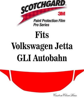 3M Paint Protection Film Pro Series Clear Fits 2025 2026 Volkswagen Jetta GLI - Image 1 of 3