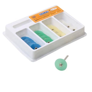 40pcs Dental Composite Polishing Disc Teeth Whitening Contouring Mandrel Stripes - Picture 1 of 9