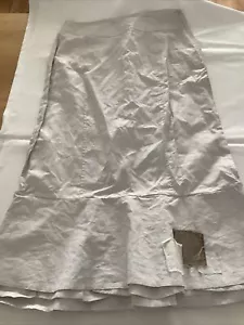 Sarah Pacini Greige Midi Skirt Size 2 ( UK12) - Picture 1 of 5