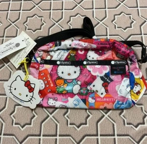 Daniella Crossbody Lesportsac x HELLO KITTY 45th Anniversary Mini Shoulder Bag - Picture 1 of 5