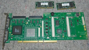 ADAPTEC 3000S AIC-7899G PCI-X LVD/Ultra 160 SCSI RAID + 64MB HA-1290-02-1A - Picture 1 of 5