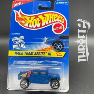 Hot Wheels Hummer Race Team Series III #16906 New NRFP 1996 Blue 1:64 - Picture 1 of 2