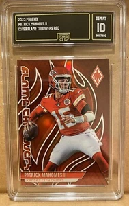 2023 Panini Phoenix Patrick Mahomes Flame Throwers Red /199 Graded Gem 10 Chiefs - Picture 1 of 1