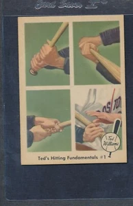 1959 Fleer Ted Williams #071 Ted's Hitting Fundamentals #1 NM *434 - Picture 1 of 1